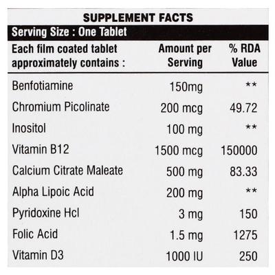 MBTRON PLUS Tablet 10's - Supplements-Vam
