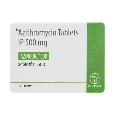 AZINCURE 500 Tablet 3's - Bacterial Infections-Mac