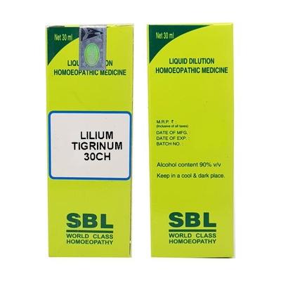 SBL Lilium Tigrinum 30 Liquid 30 ml - Dilutions