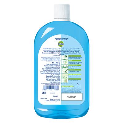 Dettol Effective Protection Disinfectant Liquid - Menthol Cool 1000 ml - Hand Sanitizer