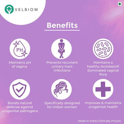 Velbiom Lactogut UG Pre & Probiotic Capsule (3 x 10's) (N) - Digestive Health