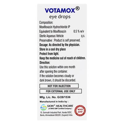 VOTAMOX Eye Drops 5ml - Eye Infections-Eaa