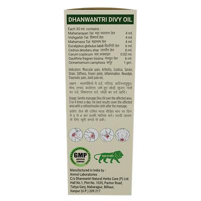 Dhanwantri Divy Oil 30 ml - Speciality Medicines