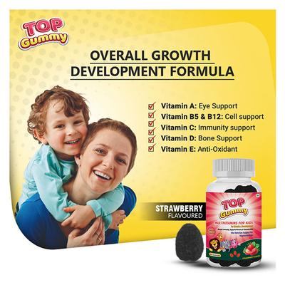 Top Gummy Multivitamins for Kids Gummies - Strawberry Flavour 30's - Multi-Vitamins