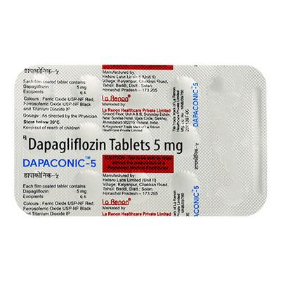 DAPACONIC 5 Tablet 15's - Diabetes-Ant