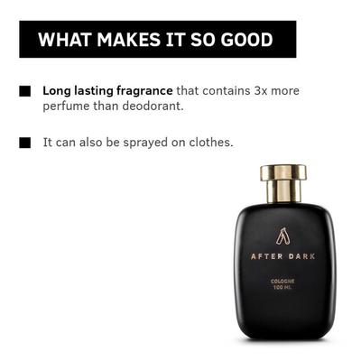 Ustraa Cologne for Men - After Dark 100 ml - Men Deodorants/Roll-Ons