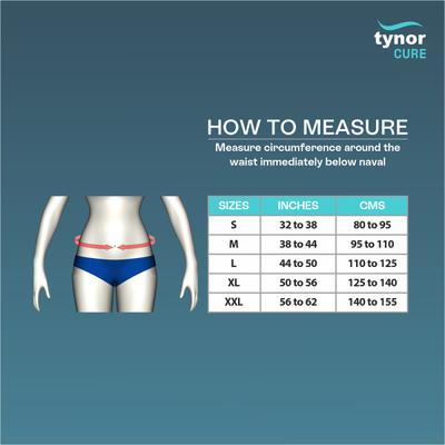 Tynor Pregnancy support - Black (M) 1's - Abdomen/Neck/Arm/Elbow Supports