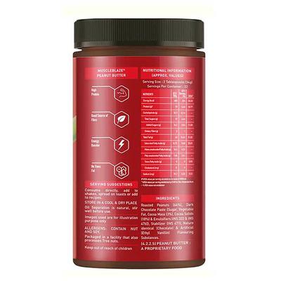 MuscleBlaze Chocolate Peanut Butter - Crunchy 750 gm - Nutritional Bars