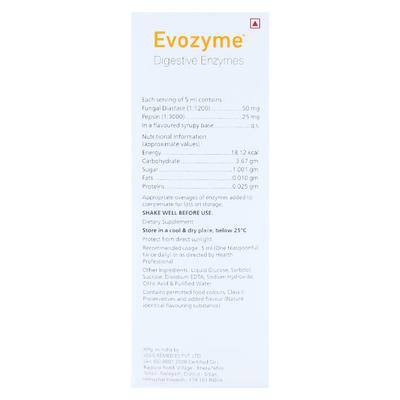 EVOZYME Syrup 200ml - Digestion-Dig