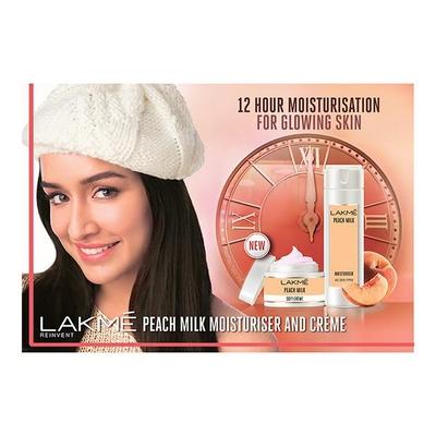 Lakme Peach Milk Moisturizer Body Lotion 200 ml (N) - Lotions & Creams