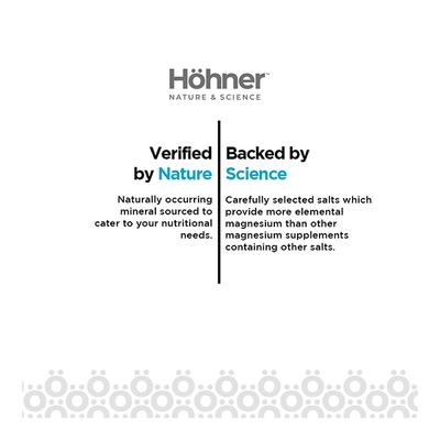 Hohner Magnesium 310 mg Veg Capsule 60's - Calcium And Minerals