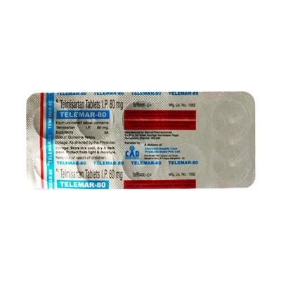 Telemar 80mg Tablet 10'S - Hypertension-Ang