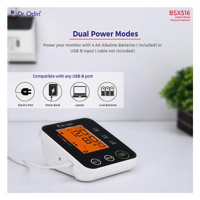 Dr. Odin Digital Blood Pressure Monitor - Black (BSX516) - Blood Pressure Monitors