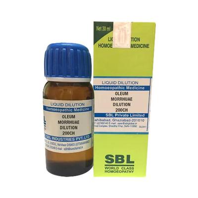 SBL Oleum Morrhuae 200 Liquid 30 ml - Dilutions