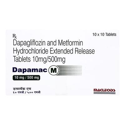 DAPAMAC M 10/500 Tablet 10's - Diabetes-Ant