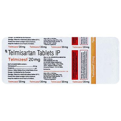 TELMIZEST 20 Tablet 10's - Hypertension-Ang