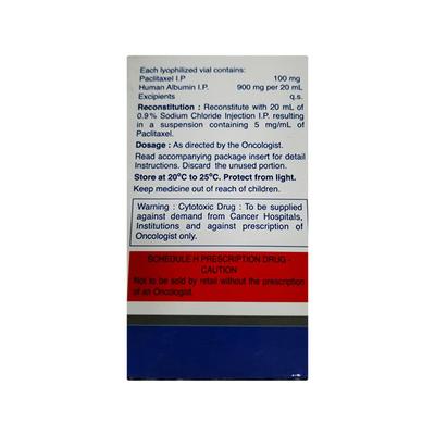 NAB TORTAXEL 100 Injection 50ml (N) - Cancer Oncology-Cyt