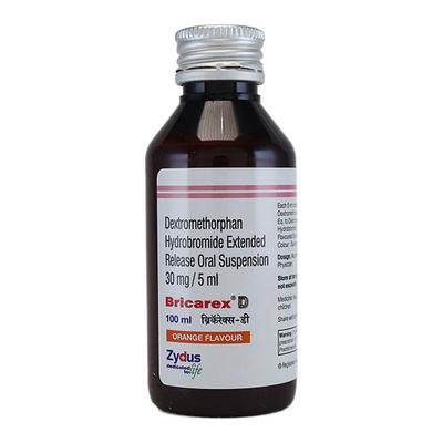 Bricarex D Orange Flavour Suspension 100ml - Cough And Cold-Cou