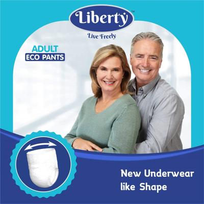 Liberty Eco Adult Diaper Pants (M) 10's - Adult Diapers & Pads