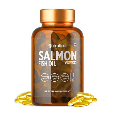 Nutrafirst Salmon Fish Oil Omega-3 Capsule 60's - Omega Fish Oil Fatty Acids