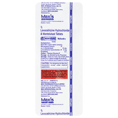 VENTISURE Tablet 10's - Allergies-Ant