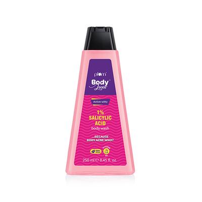 Plum Bodylovin Active-Witty 1% Salicylic Acid Body Wash with Vitamin B5 250 ml - Shower Gels & Body Wash