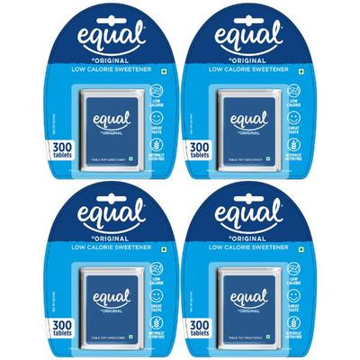 Equal Original Sweetener Tablet (Pack of 4 x 300's) 1's - Sugar Substitute
