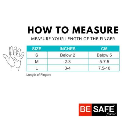 Be Safe Forever Finger Cot Splint (L) - Knee/Ankle/Leg/Foot Supports
