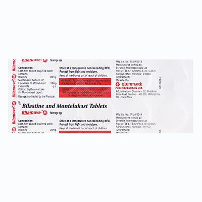 BILAMOVE M Tablet 10's - Allergies-Ant