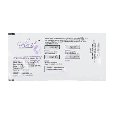 Velocit Pregnancy Test Kit 1'S - Pregnancy Testing Kit
