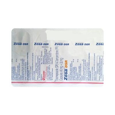 Zosa DSR 30/40mg Capsule 10'S - Ulcer/Reflux/Flatulence-Aaa