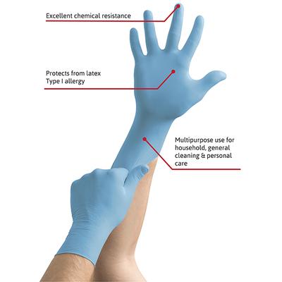 Ansell Micro Touch Nitrile Examination Gloves N100 (L) (Pack of 2 x 100's) - Surgical Consumable