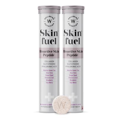 Wellbeing Nutrition Skin Fuel Effervescent Tablet (Pack of 2 x 15's) - Hair & Skin