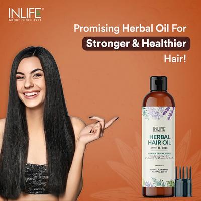 INLIFE Herbal Hair Oil 200 ml - Hair Oils