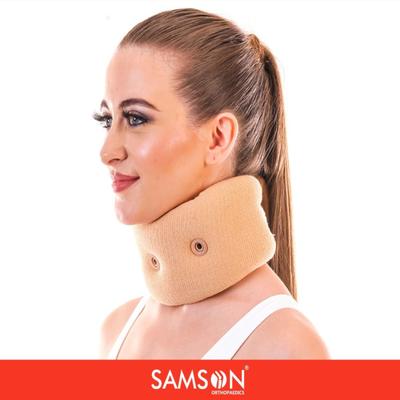 Samson Cervical Collar Soft with Support - Beige (CA-0102) (M) - Neck/Shoulder Supports