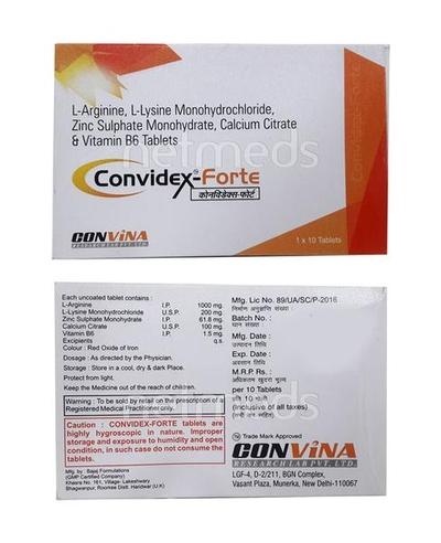 Convidex Forte Tablet 10'S - Supplements-Cal