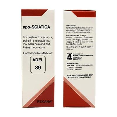 Adel 39 Apo-Sciatica Drops 20 ml - Homeopathic Drops