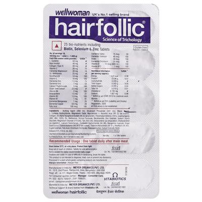 Wellwoman Hair Follic Tablet 10'S - Supplements-Vam