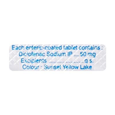 Dicloran 50mg Tablet 10'S - Pain relief-Nsa