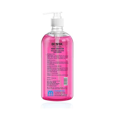 Eqsta Hand Sanitizer - Rose with Aleovera 500 ml - Hand Sanitizer
