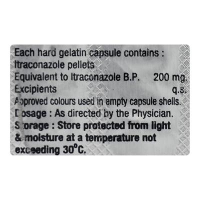 ITRAFORCE 200 Capsule 10's - Fungal Infections-Anf