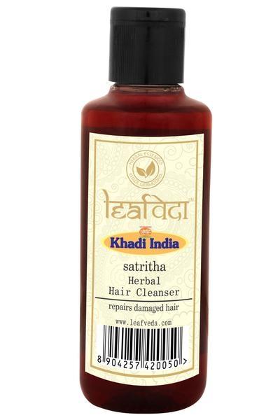 Khadi Leafveda Herbal Hair Cleanser - Satritha 210 ml - Shampoos
