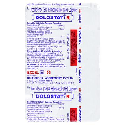 DOLOSTAT PLUS R Tablet 10's - Pain relief-Nsa