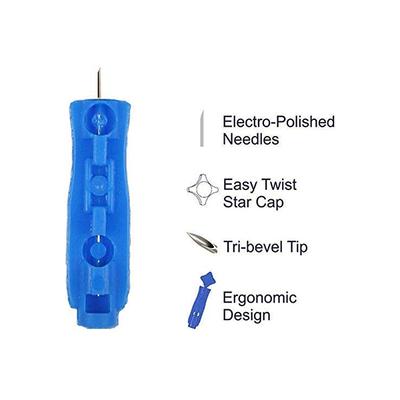Meditive Blood Lancets - Round 1's - Syringes/Needles