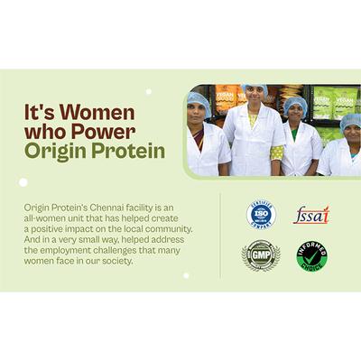Origin Nutrition Vegan Protein Powder - Strawberry Flavour 830 gm - Whey Proteins