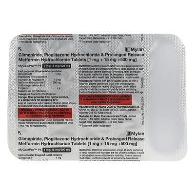 MYGAIN PRO P 1 Tablet 10's - Diabetes-Ant