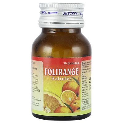 FOLIRANGE Softule 30's - Iron Supplement/Anaemia-Vma