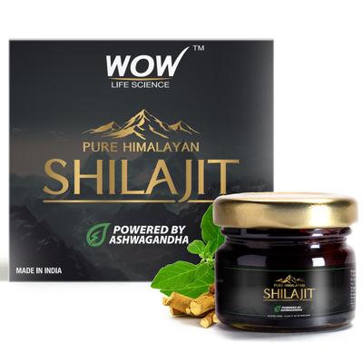 WOW Life Science Pure Himalayan Shilajit Powered By Ashwagandha 20 gm - Others