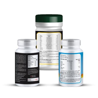 Zenius Slimfit Capsule 60's + Slimcare Powder 100 gm + Fiber 800 mg Tablet 60's 1's - Personal Care (Ayush)