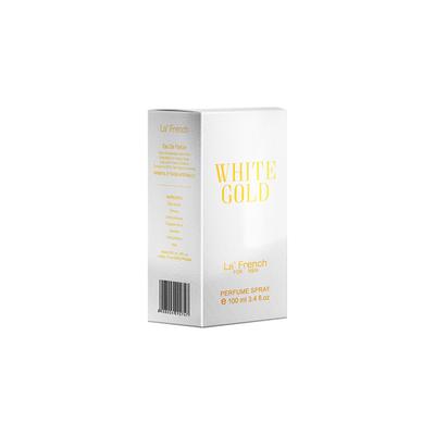 La' French Men's Perfume Spray - White Gold 100 ml - Men Perfumes (Edt/Edp)